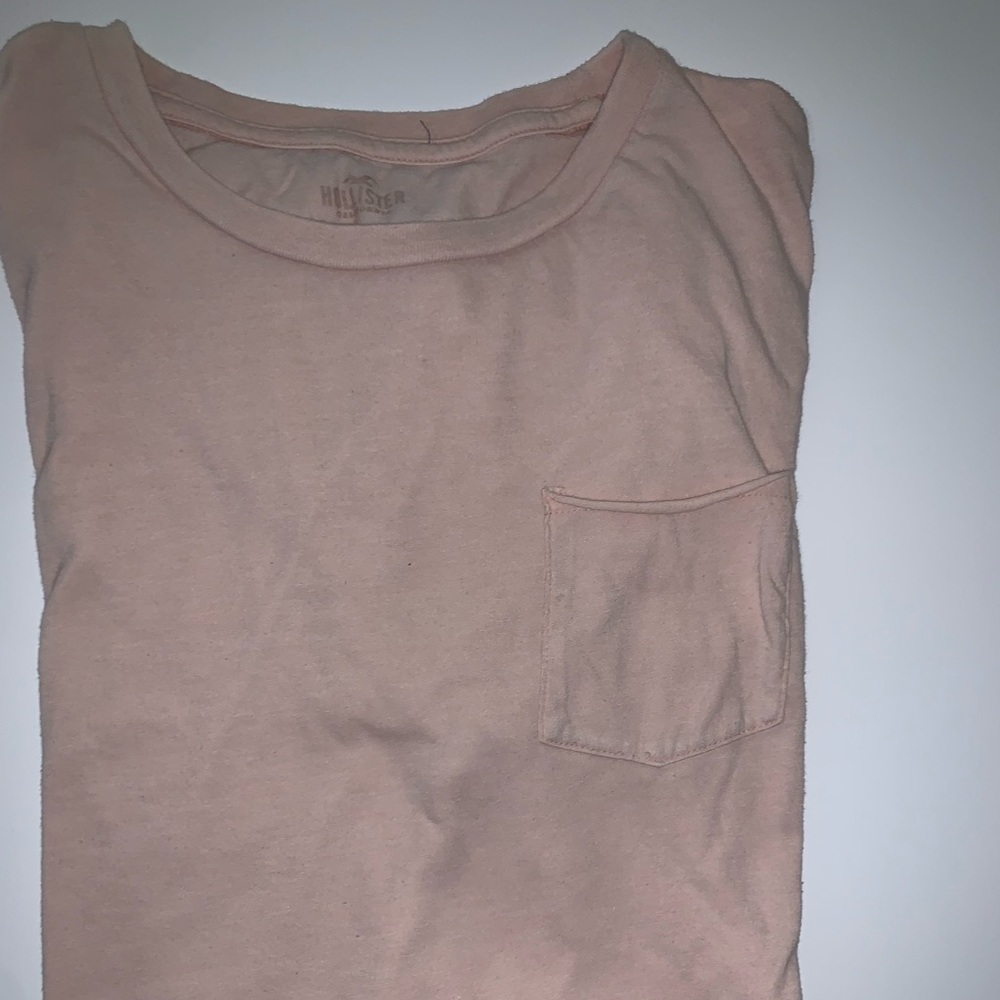 Hollister Orange Vneck W pocket